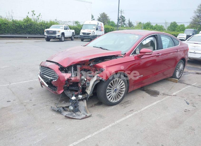 Photo 2 of 2014 Ford Fusion HYBRID TITANIUM (VIN 3FA6P0RU9ER349599)