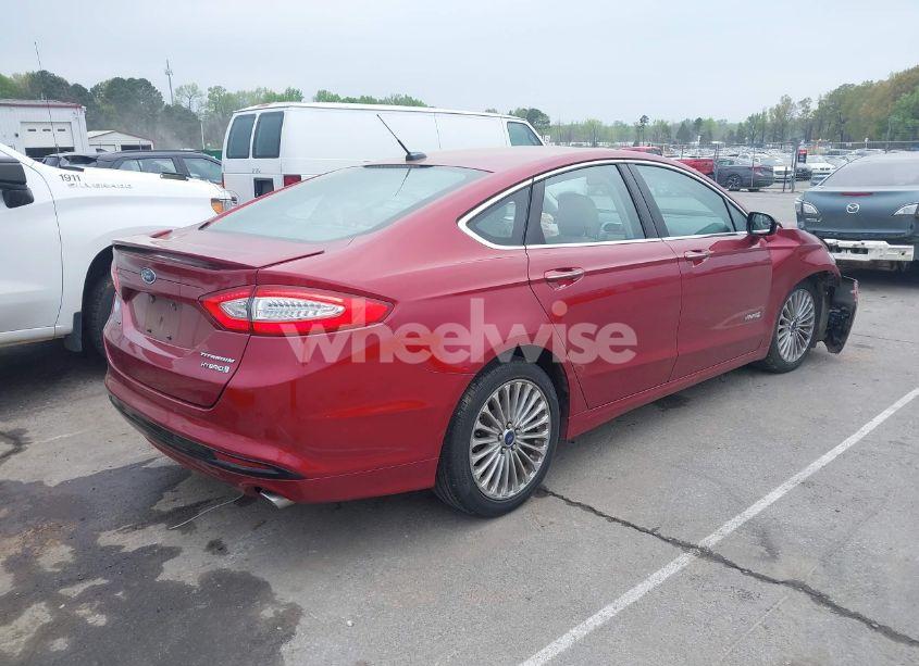 Photo 4 of 2014 Ford Fusion HYBRID TITANIUM (VIN 3FA6P0RU9ER349599)
