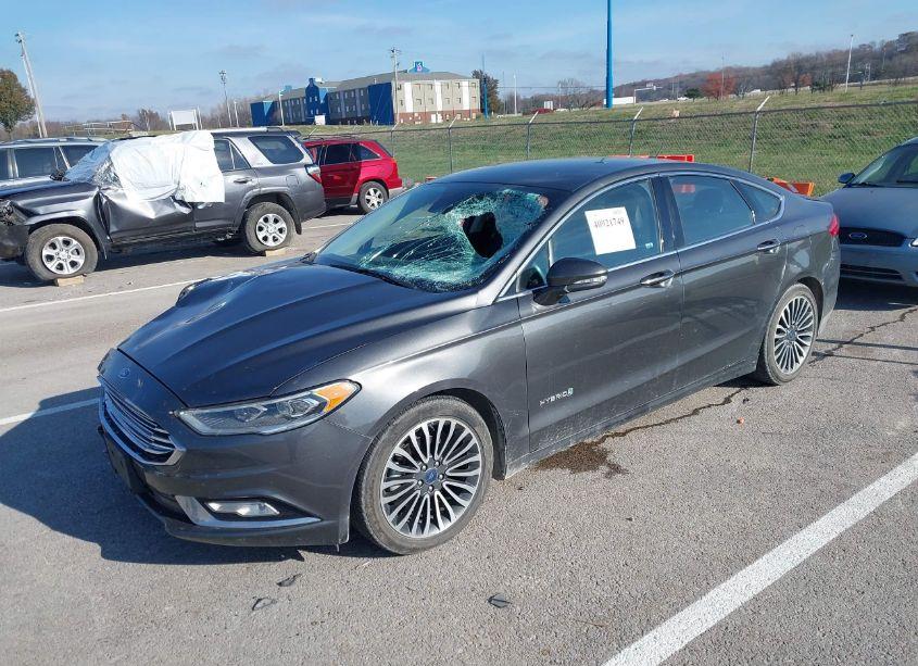 Photo 2 of 2018 Ford Fusion HYBRID TITANIUM (VIN 3FA6P0RU9JR120754)