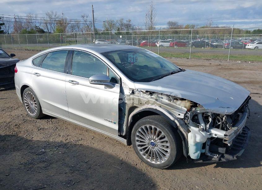 2014 Ford Fusion HYBRID TITANIUM (VIN 3FA6P0RUXER278865) main photo