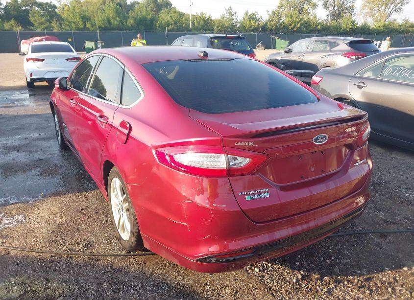 Photo 3 of 2015 Ford Fusion ENERGI TITANIUM (VIN 3FA6P0SU0FR158116)