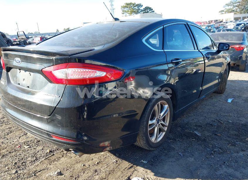 Photo 4 of 2016 Ford Fusion ENERGI TITANIUM (VIN 3FA6P0SU0GR242616)
