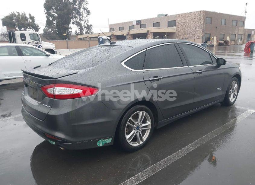 Photo 4 of 2015 Ford Fusion ENERGI TITANIUM (VIN 3FA6P0SU2FR173958)