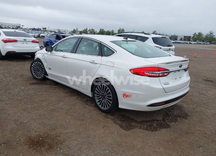Photo 3 of 2017 Ford Fusion ENERGI TITANIUM (VIN 3FA6P0SU2HR379834)