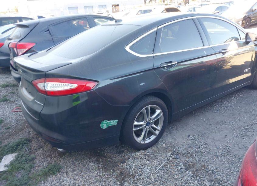 Photo 4 of 2015 Ford Fusion ENERGI TITANIUM (VIN 3FA6P0SU3FR147496)