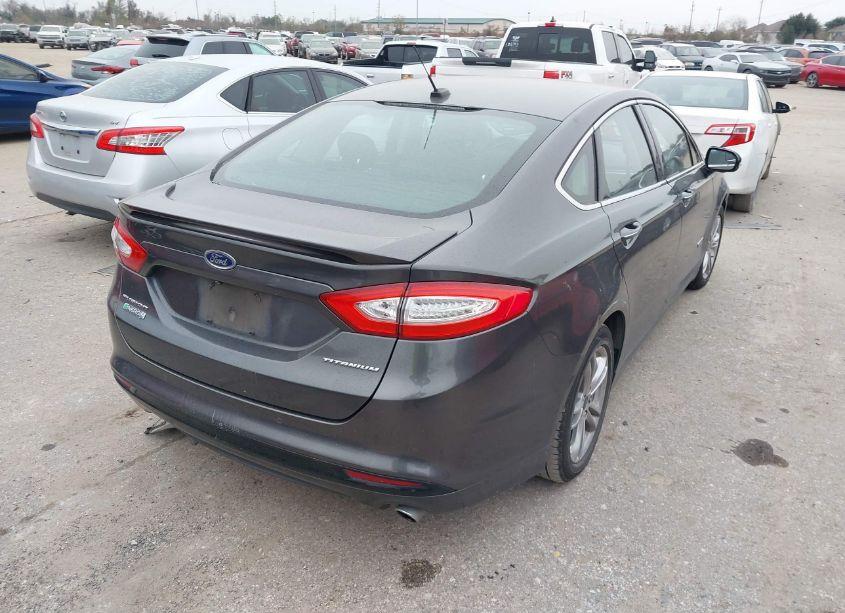 Photo 4 of 2015 Ford Fusion ENERGI TITANIUM (VIN 3FA6P0SU3FR205395)