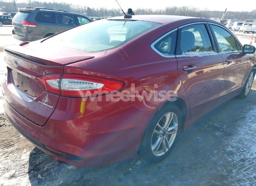 Photo 4 of 2016 Ford Fusion ENERGI TITANIUM (VIN 3FA6P0SU3GR288182)
