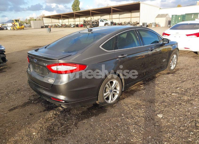 Photo 4 of 2016 Ford Fusion ENERGI TITANIUM (VIN 3FA6P0SU3GR349501)