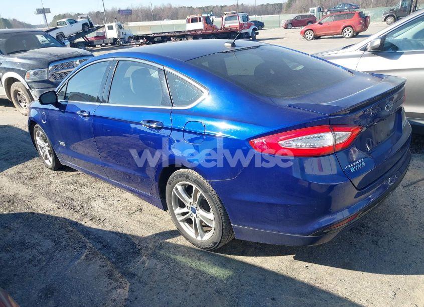 Photo 3 of 2015 Ford Fusion ENERGI TITANIUM (VIN 3FA6P0SU4FR190471)