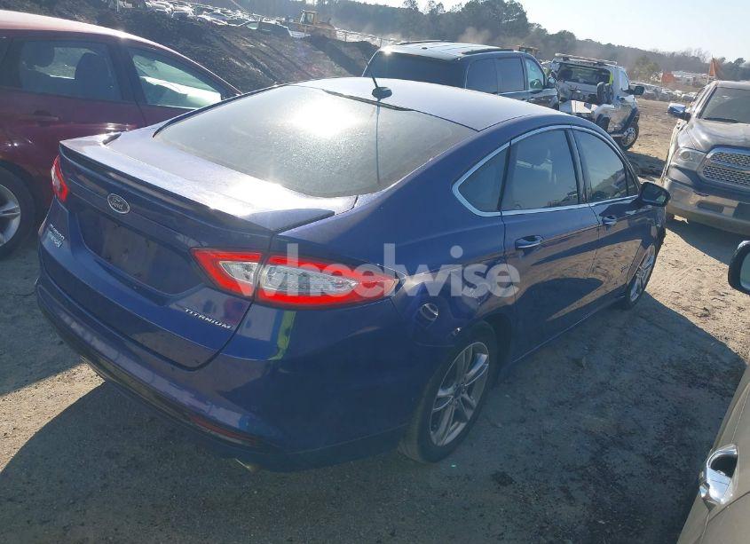 Photo 4 of 2015 Ford Fusion ENERGI TITANIUM (VIN 3FA6P0SU4FR190471)