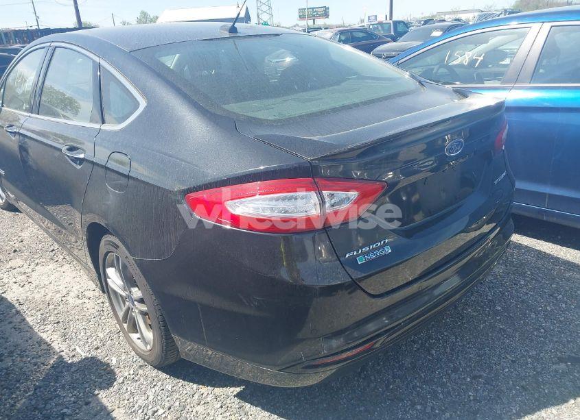 Photo 3 of 2015 Ford Fusion ENERGI TITANIUM (VIN 3FA6P0SU5FR211554)