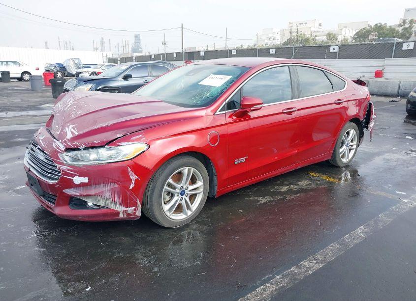 Photo 2 of 2016 Ford Fusion ENERGI TITANIUM (VIN 3FA6P0SU5GR106160)