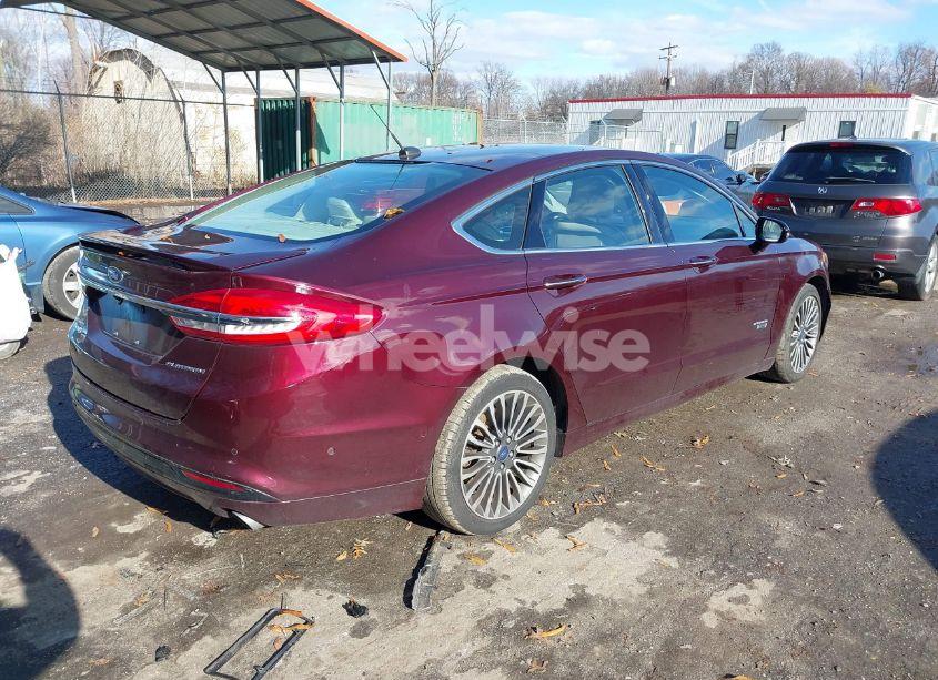 Photo 4 of 2017 Ford Fusion ENERGI PLATINUM (VIN 3FA6P0SU5HR212612)