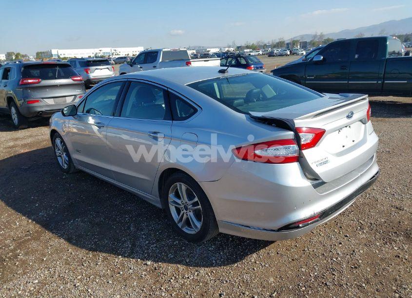 Photo 3 of 2015 Ford Fusion ENERGI TITANIUM (VIN 3FA6P0SU7FR295618)