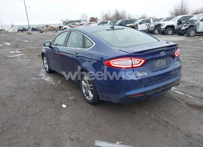 Photo 3 of 2016 Ford Fusion ENERGI TITANIUM (VIN 3FA6P0SU7GR115202)