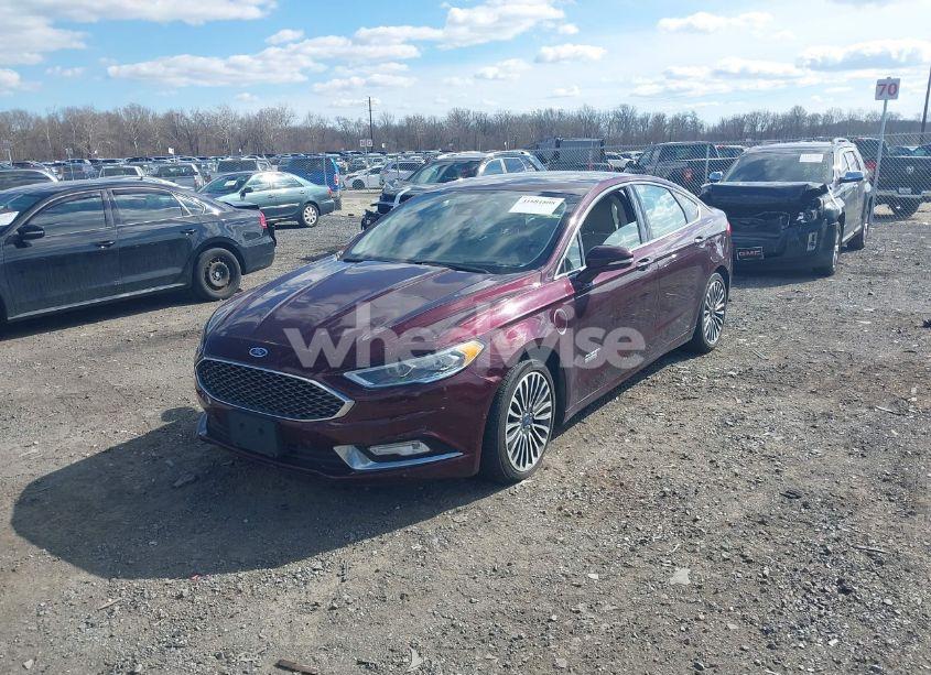 Photo 2 of 2017 Ford Fusion ENERGI PLATINUM (VIN 3FA6P0SU9HR121813)