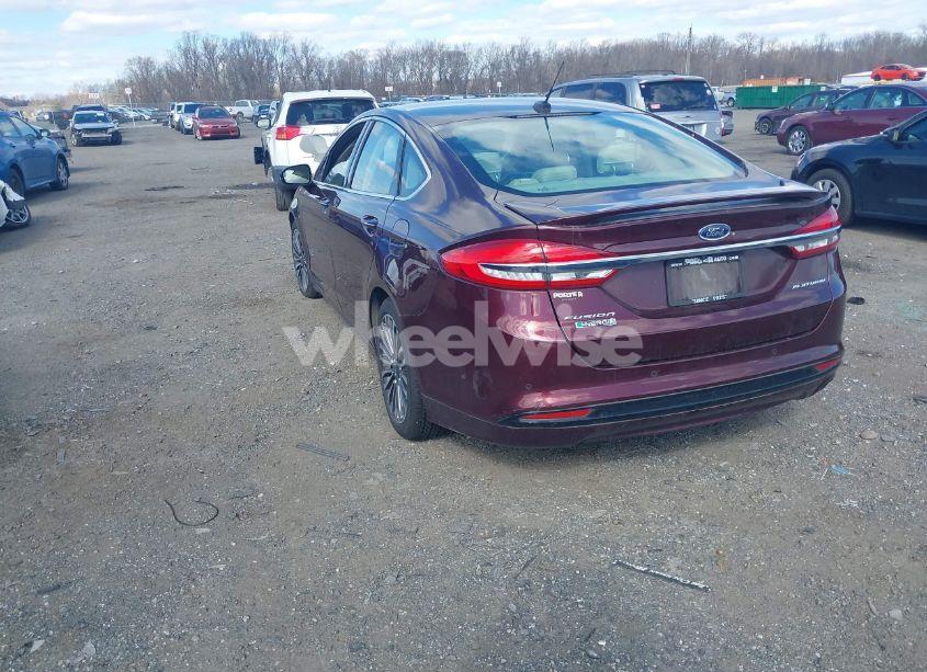 Photo 3 of 2017 Ford Fusion ENERGI PLATINUM (VIN 3FA6P0SU9HR121813)