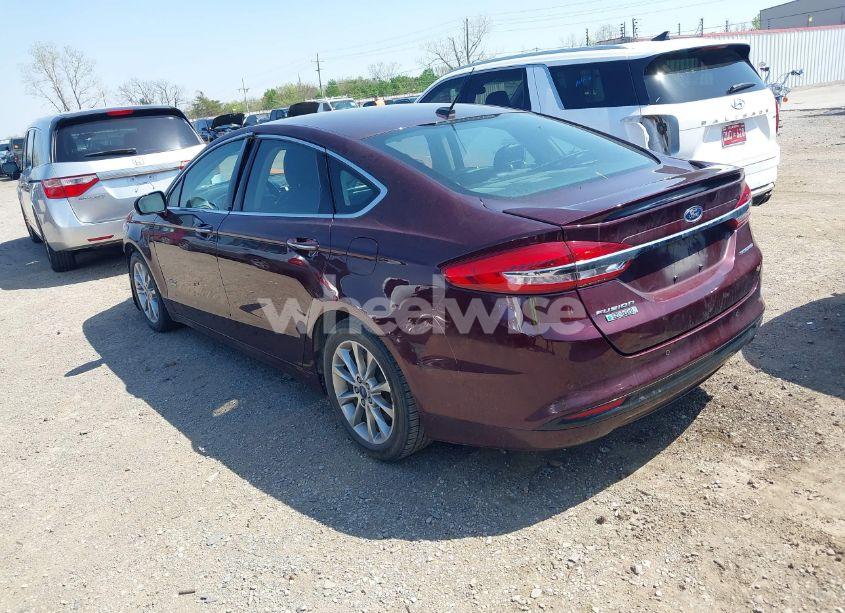 Photo 3 of 2017 Ford Fusion ENERGI TITANIUM (VIN 3FA6P0SU9HR379474)