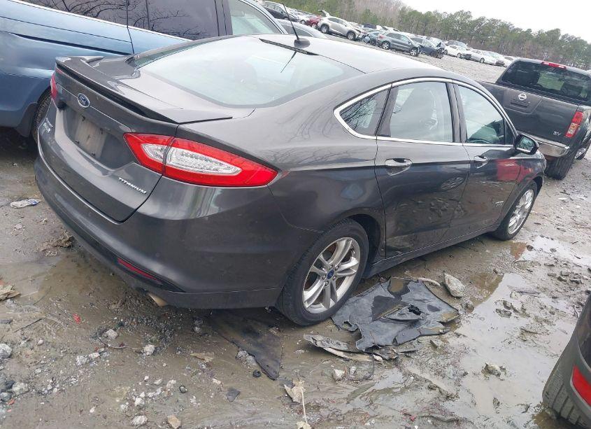 Photo 4 of 2015 Ford Fusion ENERGI TITANIUM (VIN 3FA6P0SUXFR307616)
