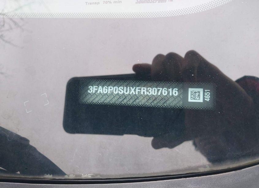 Photo 9 of 2015 Ford Fusion ENERGI TITANIUM (VIN 3FA6P0SUXFR307616)