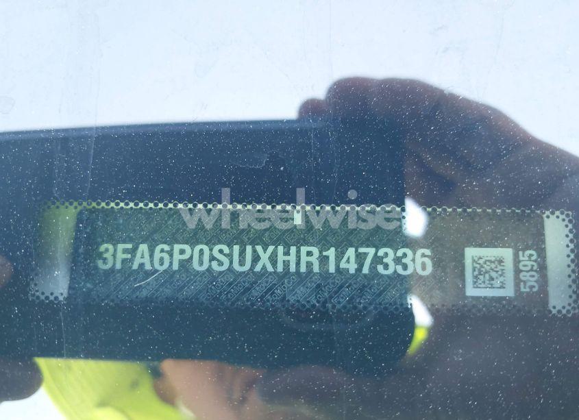 Photo 9 of 2017 Ford Fusion ENERGI TITANIUM (VIN 3FA6P0SUXHR147336)