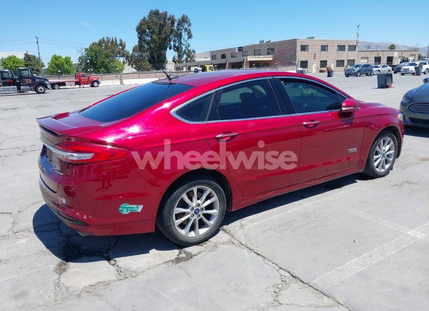 Photo 4 of 2017 Ford Fusion ENERGI TITANIUM (VIN 3FA6P0SUXHR380486)