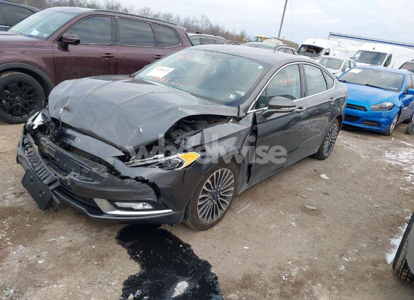 Photo 2 of 2017 Ford Fusion SE (VIN 3FA6P0T90HR256334)