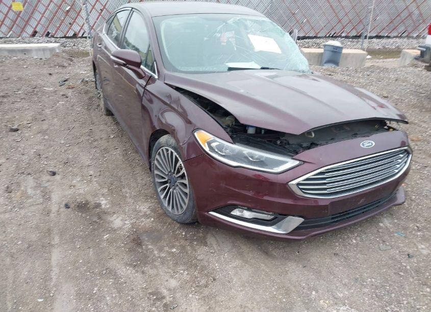 2017 Ford Fusion SE (VIN 3FA6P0T90HR266796) main photo