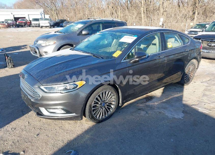 Photo 2 of 2017 Ford Fusion SE (VIN 3FA6P0T90HR266944)
