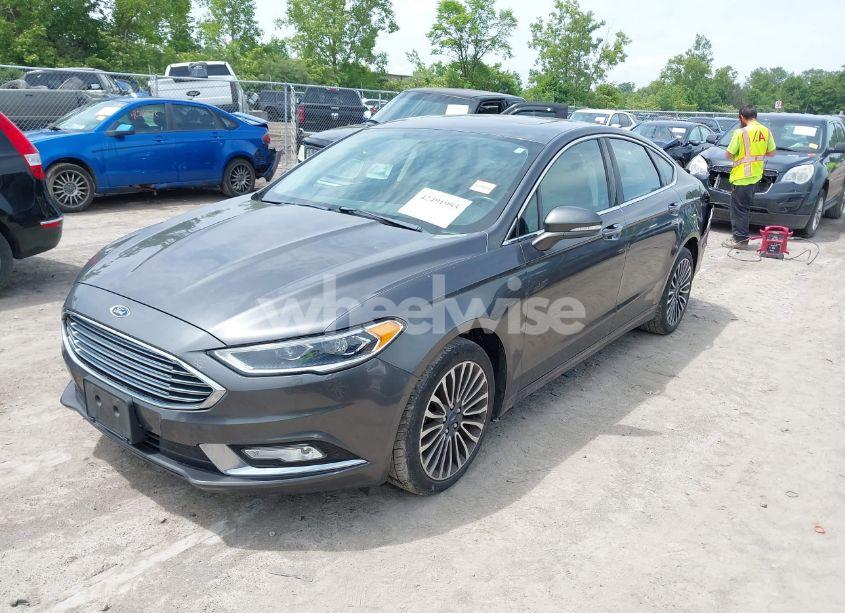 Photo 2 of 2017 Ford Fusion SE (VIN 3FA6P0T90HR282741)