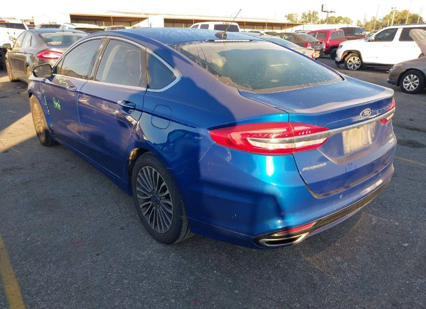 Photo 3 of 2017 Ford Fusion SE (VIN 3FA6P0T93HR206835)