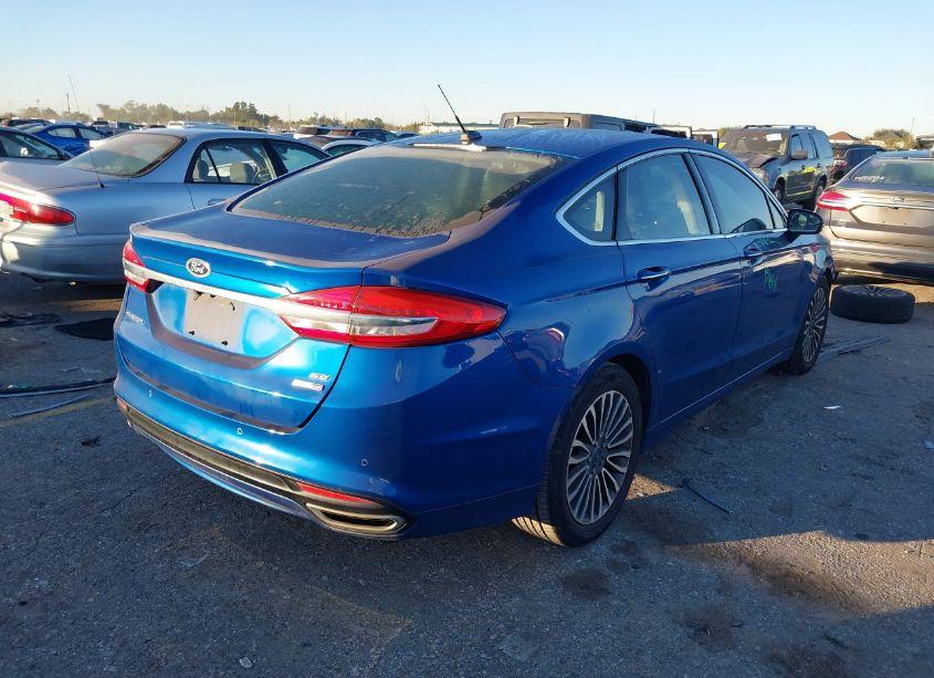 Photo 4 of 2017 Ford Fusion SE (VIN 3FA6P0T93HR206835)