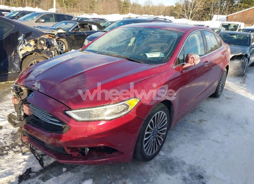 Photo 2 of 2017 Ford Fusion SE (VIN 3FA6P0T93HR308331)