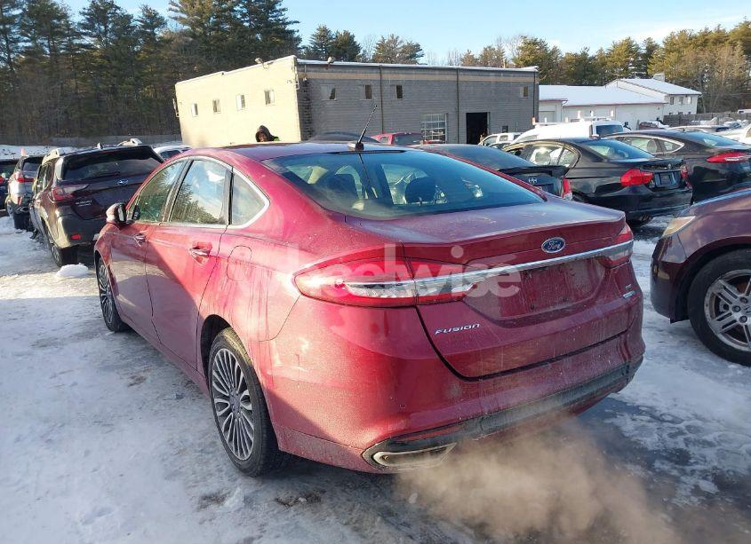 Photo 3 of 2017 Ford Fusion SE (VIN 3FA6P0T93HR308331)