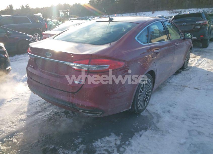 Photo 4 of 2017 Ford Fusion SE (VIN 3FA6P0T93HR308331)