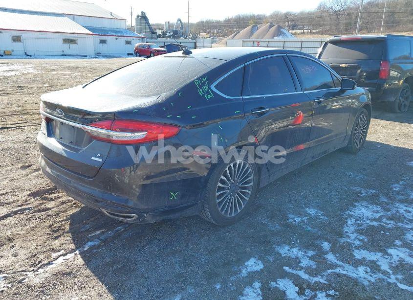 Photo 4 of 2017 Ford Fusion SE (VIN 3FA6P0T95HR119454)