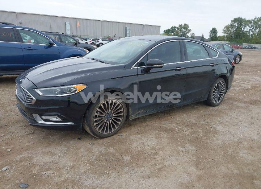 Photo 2 of 2017 Ford Fusion SE (VIN 3FA6P0T95HR140398)
