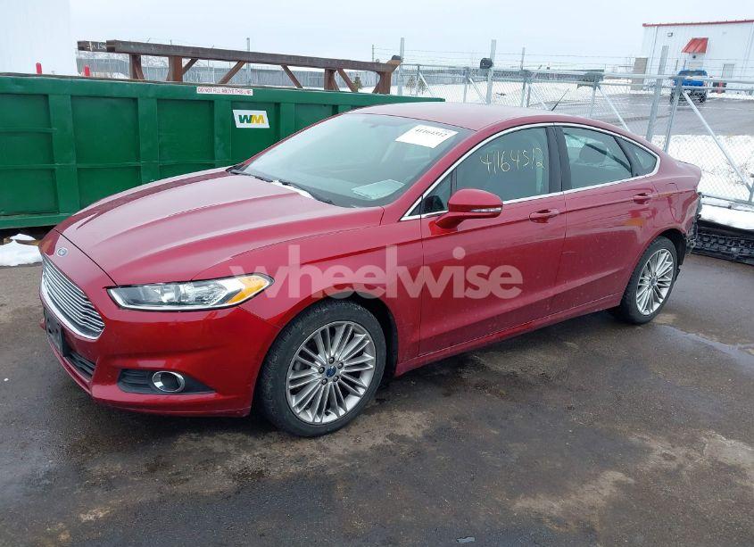 Photo 2 of 2016 Ford Fusion SE (VIN 3FA6P0T96GR381448)