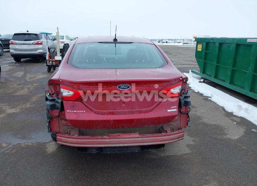 Photo 6 of 2016 Ford Fusion SE (VIN 3FA6P0T96GR381448)