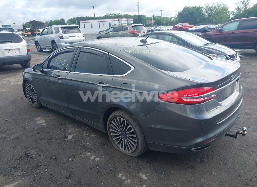 Photo 3 of 2017 Ford Fusion SE (VIN 3FA6P0T96HR140314)