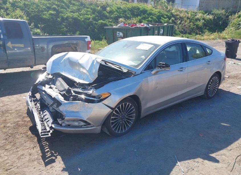 Photo 2 of 2017 Ford Fusion SE (VIN 3FA6P0T96HR185754)