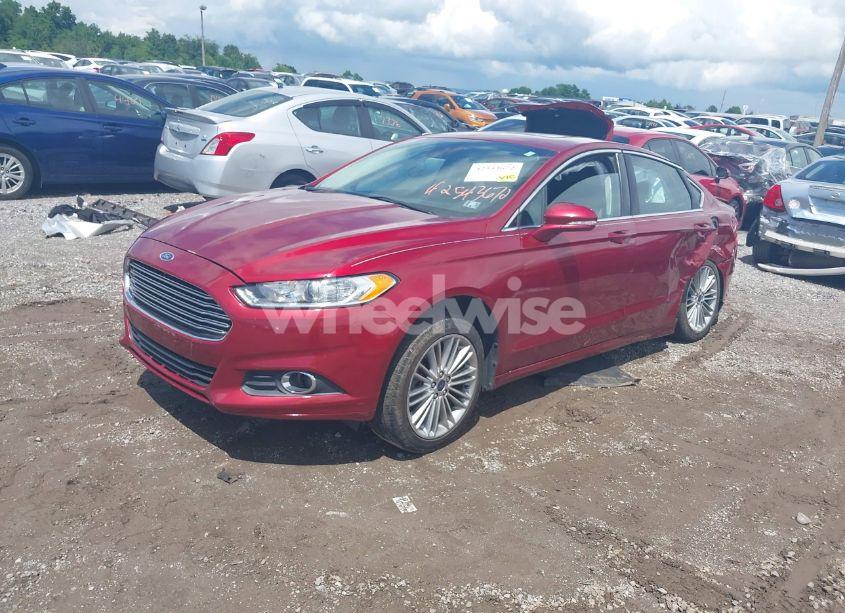 Photo 2 of 2016 Ford Fusion SE (VIN 3FA6P0T97GR154592)