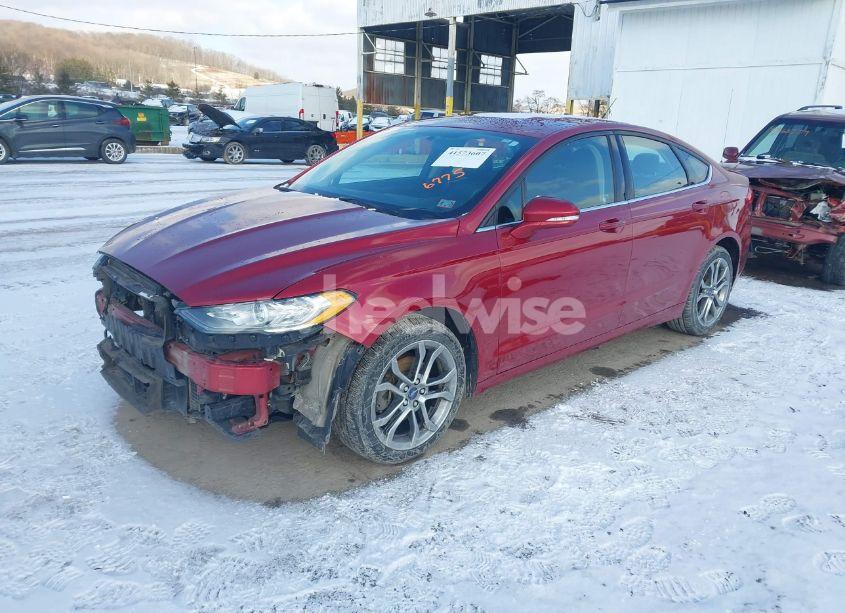 Photo 2 of 2017 Ford Fusion SE (VIN 3FA6P0T97HR166775)