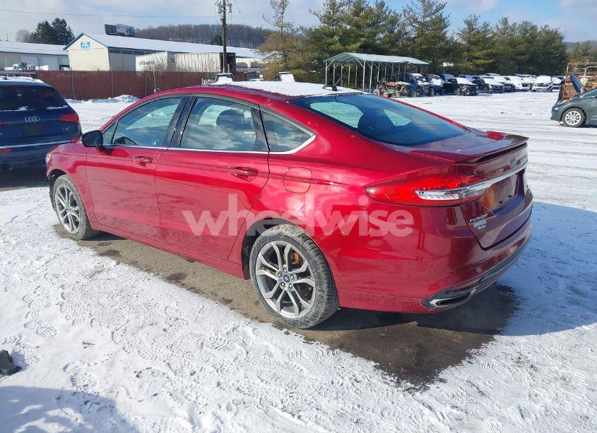 Photo 3 of 2017 Ford Fusion SE (VIN 3FA6P0T97HR166775)