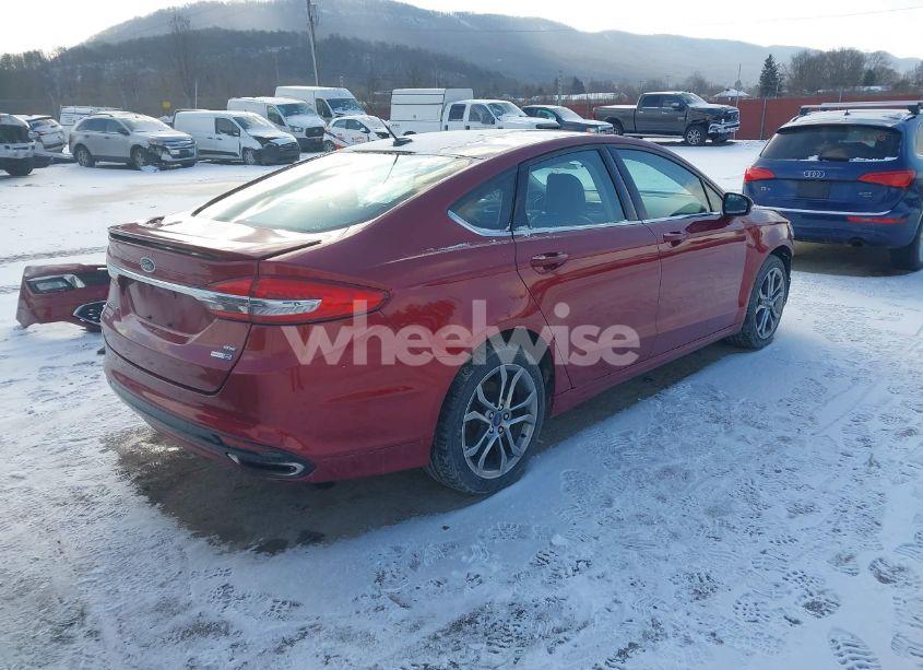 Photo 4 of 2017 Ford Fusion SE (VIN 3FA6P0T97HR166775)