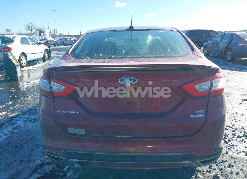 Photo 16 of 2016 Ford Fusion SE (VIN 3FA6P0T98GR154343)