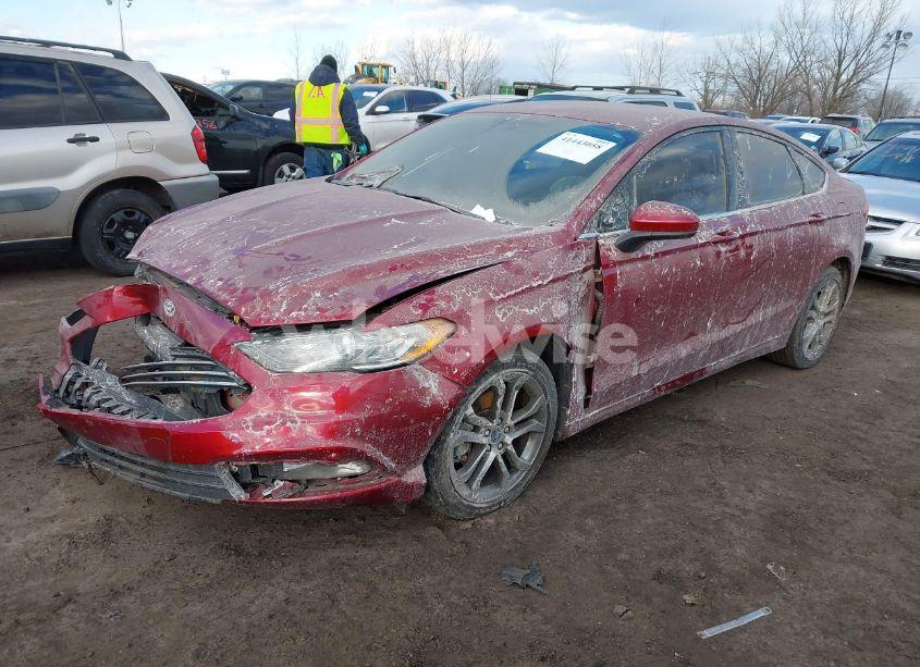 Photo 2 of 2017 Ford Fusion SE (VIN 3FA6P0T98HR293213)