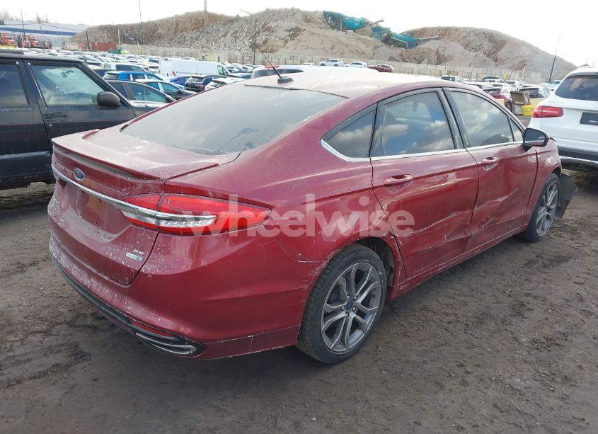 Photo 4 of 2017 Ford Fusion SE (VIN 3FA6P0T98HR293213)