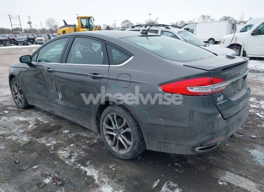 Photo 3 of 2017 Ford Fusion SE (VIN 3FA6P0T99HR143921)
