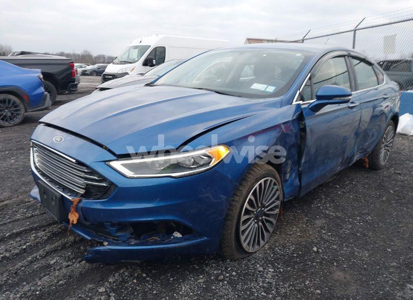 Photo 2 of 2017 Ford Fusion SE (VIN 3FA6P0T99HR173808)